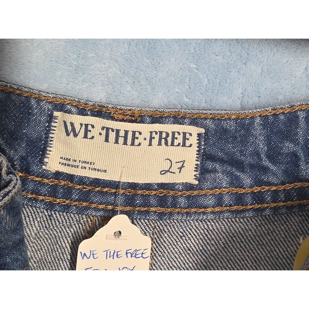 Free People Equinox High Rise Ultra Wide Leg Pleated Jean Trouser 27 Streetwear - Picture 5 of 13